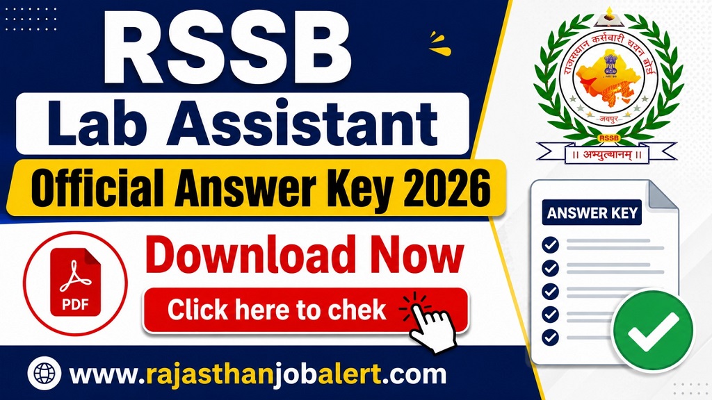 RSSB Lab Assistant Official Answer Key 2026